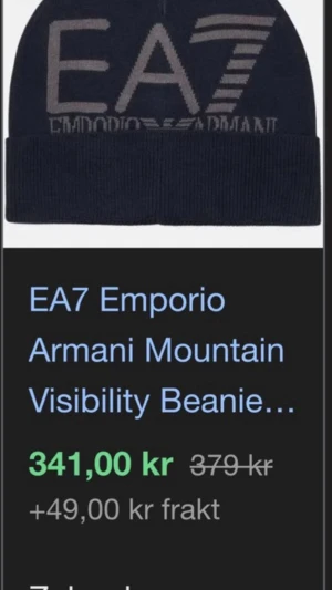 Mössa - Hej säljer en EA7 mössa!!