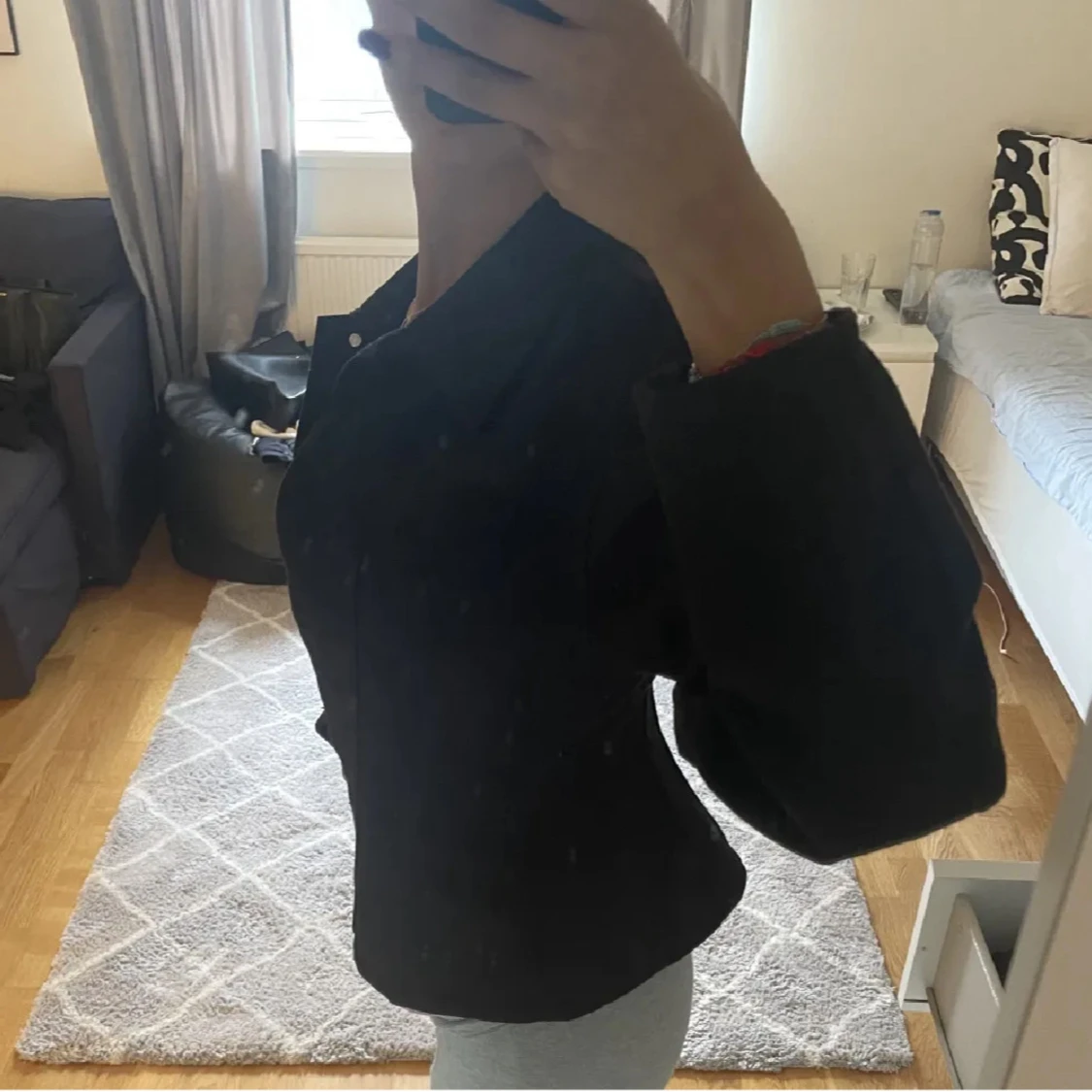 Svart jeansjacka  - 3