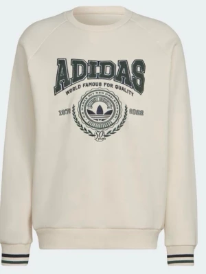 Beige Adidas sweatshirt 50 years - Snygg beige sweatshirt från Adidas med stort broderat tryck framtill som firar 50 år. Nytt skick, alldrig använd, ordinarie pris 1299kr