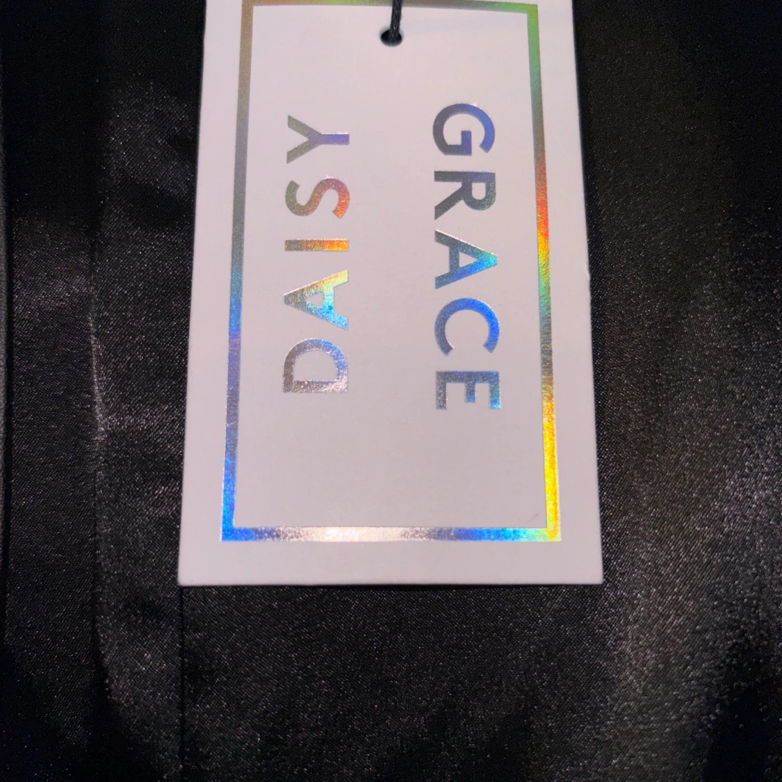 Svart pälsjacka med bälte Daisy Grace - 2