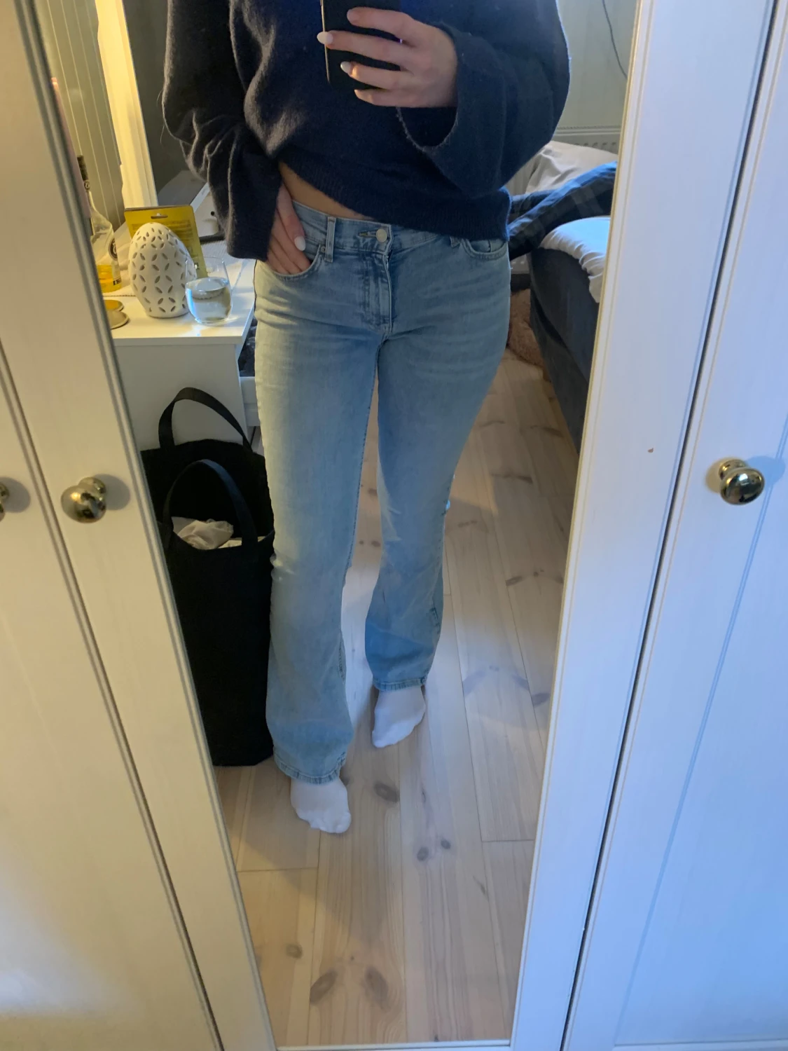 Bootcut jeans från Gina  - 3