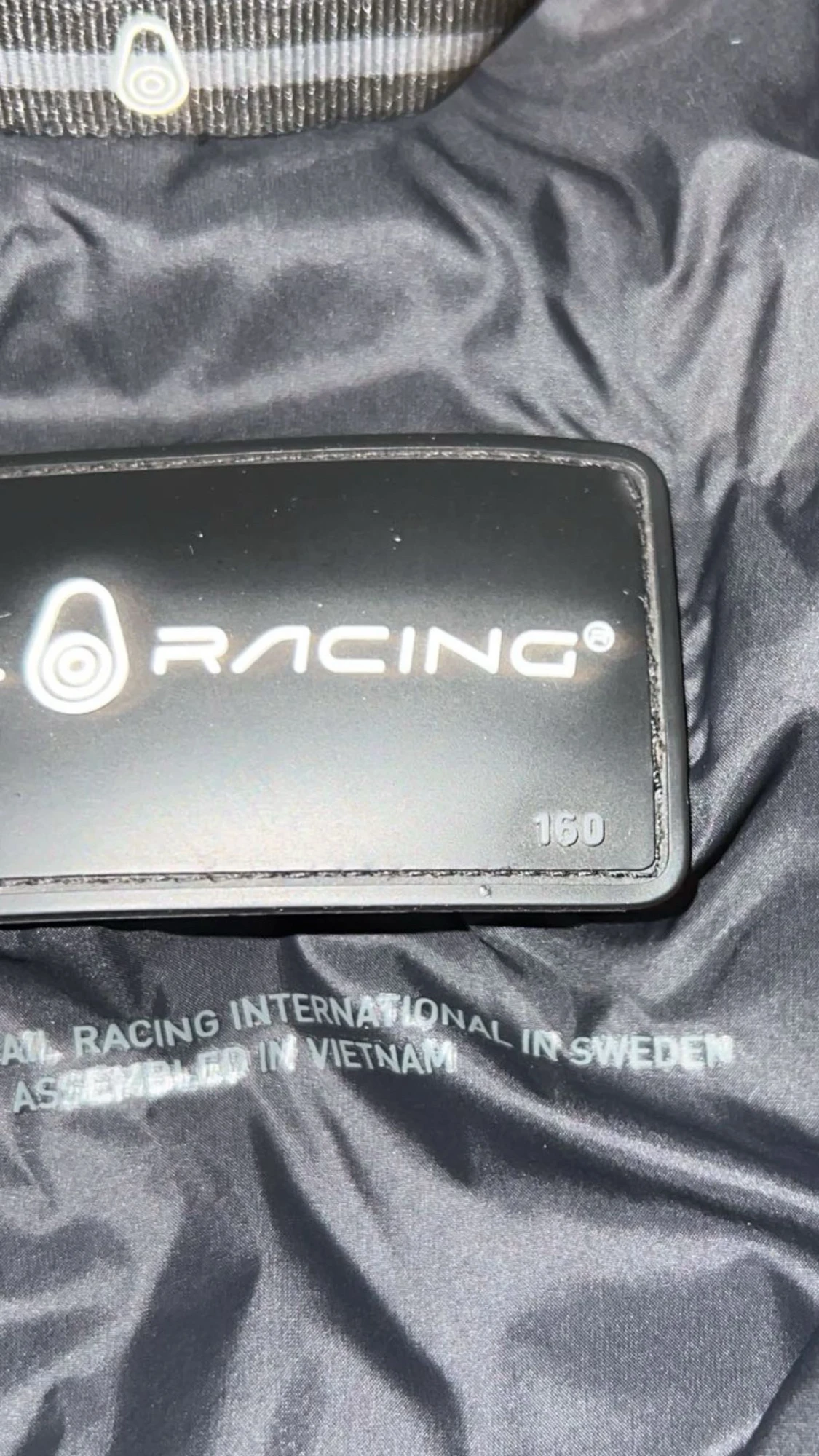 Svart pufferjacka från Sail Racing