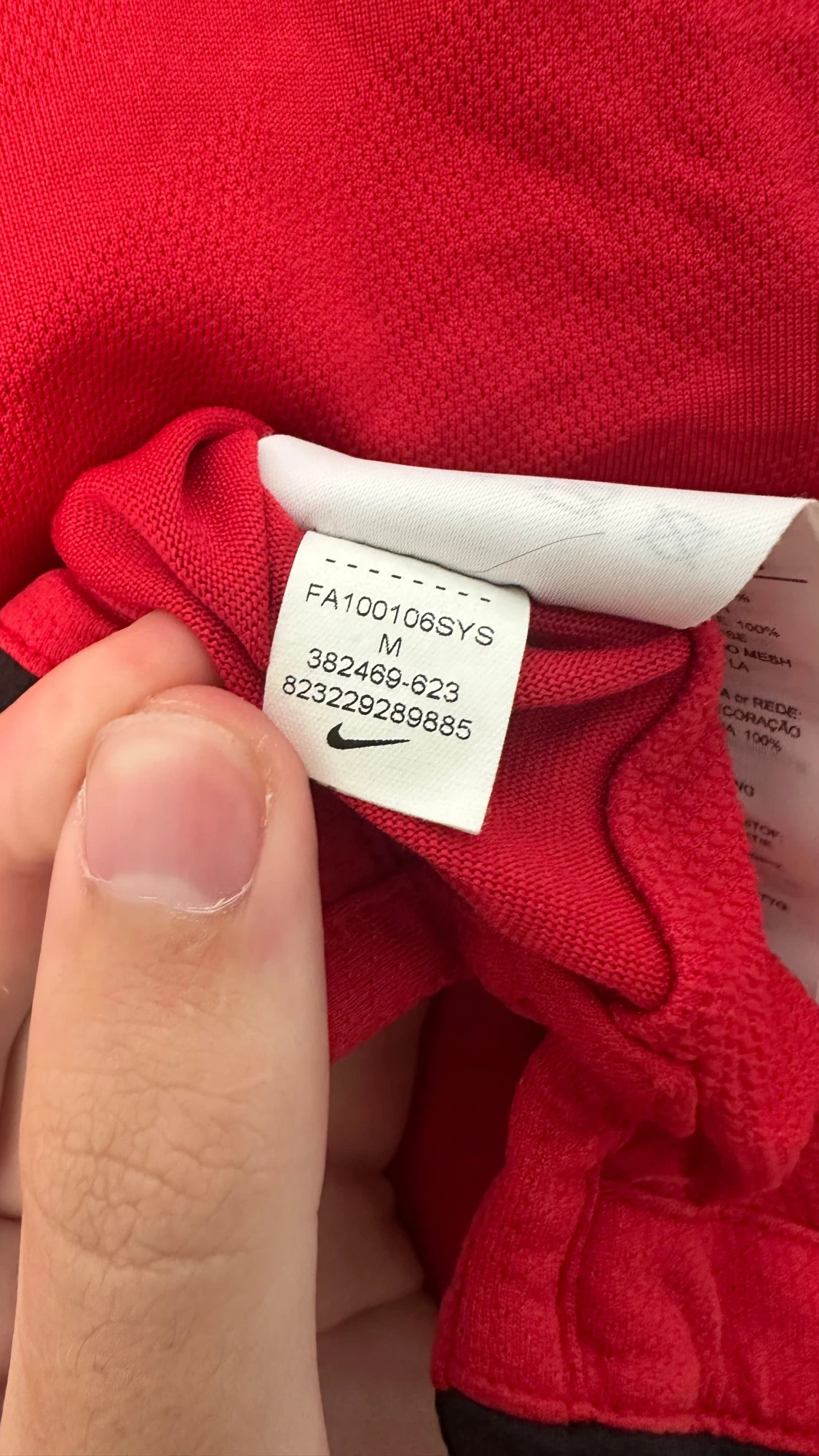 Äkta manchester united 10/11 hemmatröja M - 2