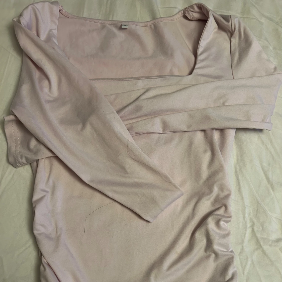 Ljusrosa långärmad topp - 1