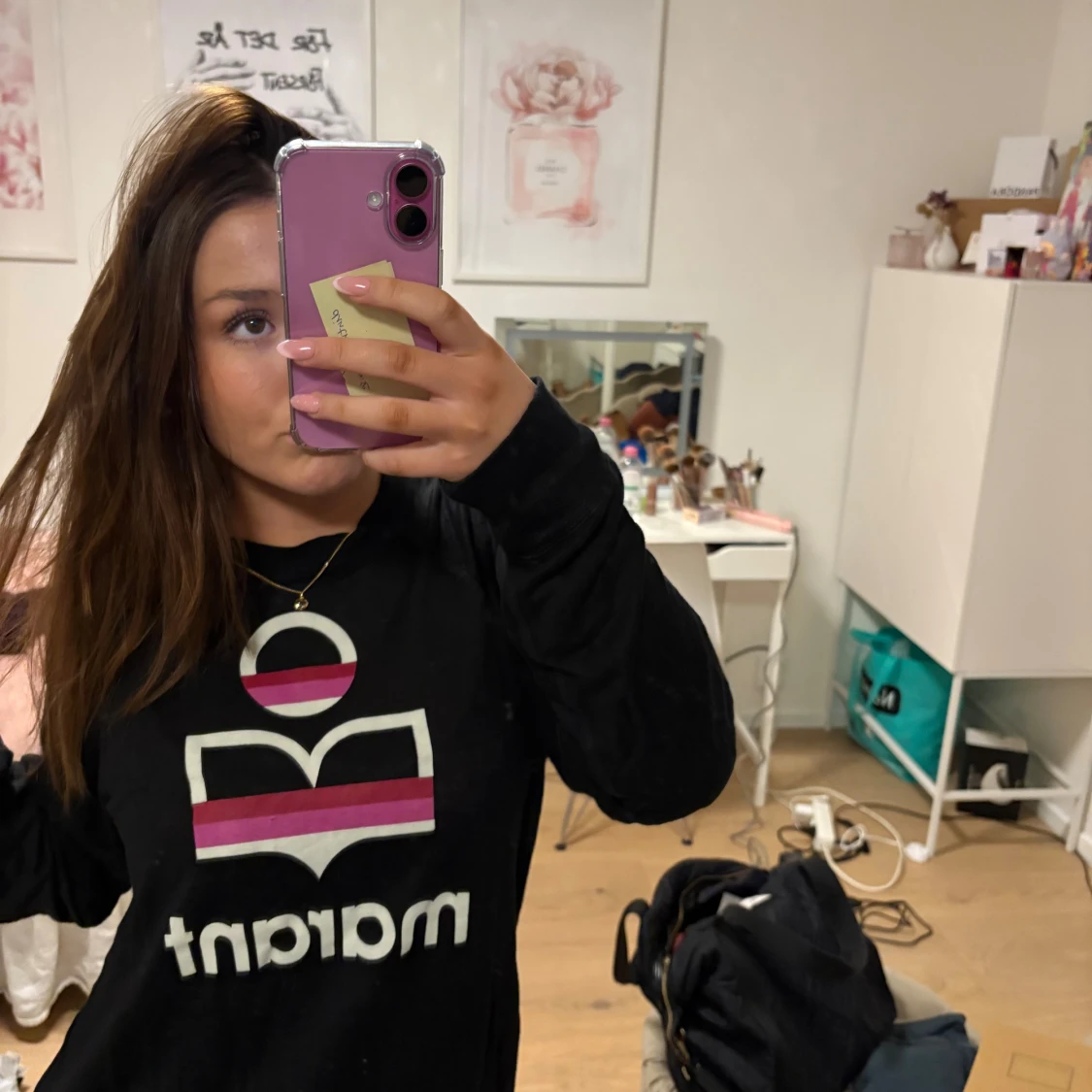 Svart långärmad tröja Isabel Marant