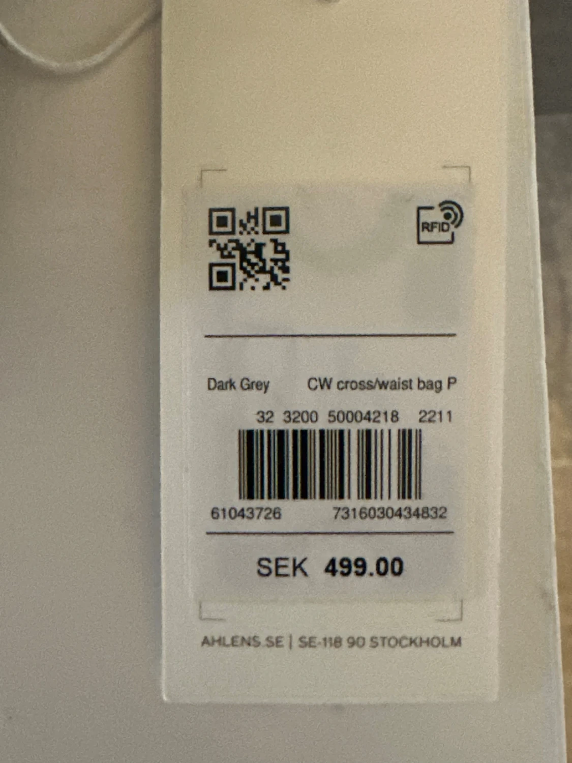 Grå axelväska med croco-mönster från cw<3 - 2