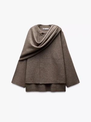  Zara tröja - Säljer min trändiga tröja/kappa. Skit snygg, passar mig som är Xs-s