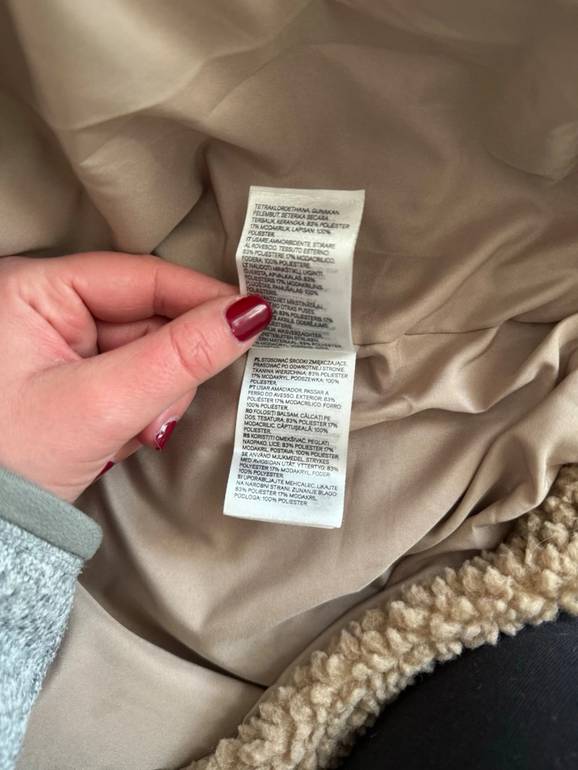 Teddyjacka - H&M - S - 3