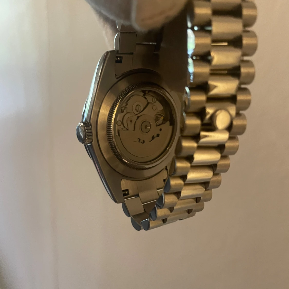 Seiko automatisk klocka med blå urtavla - 4