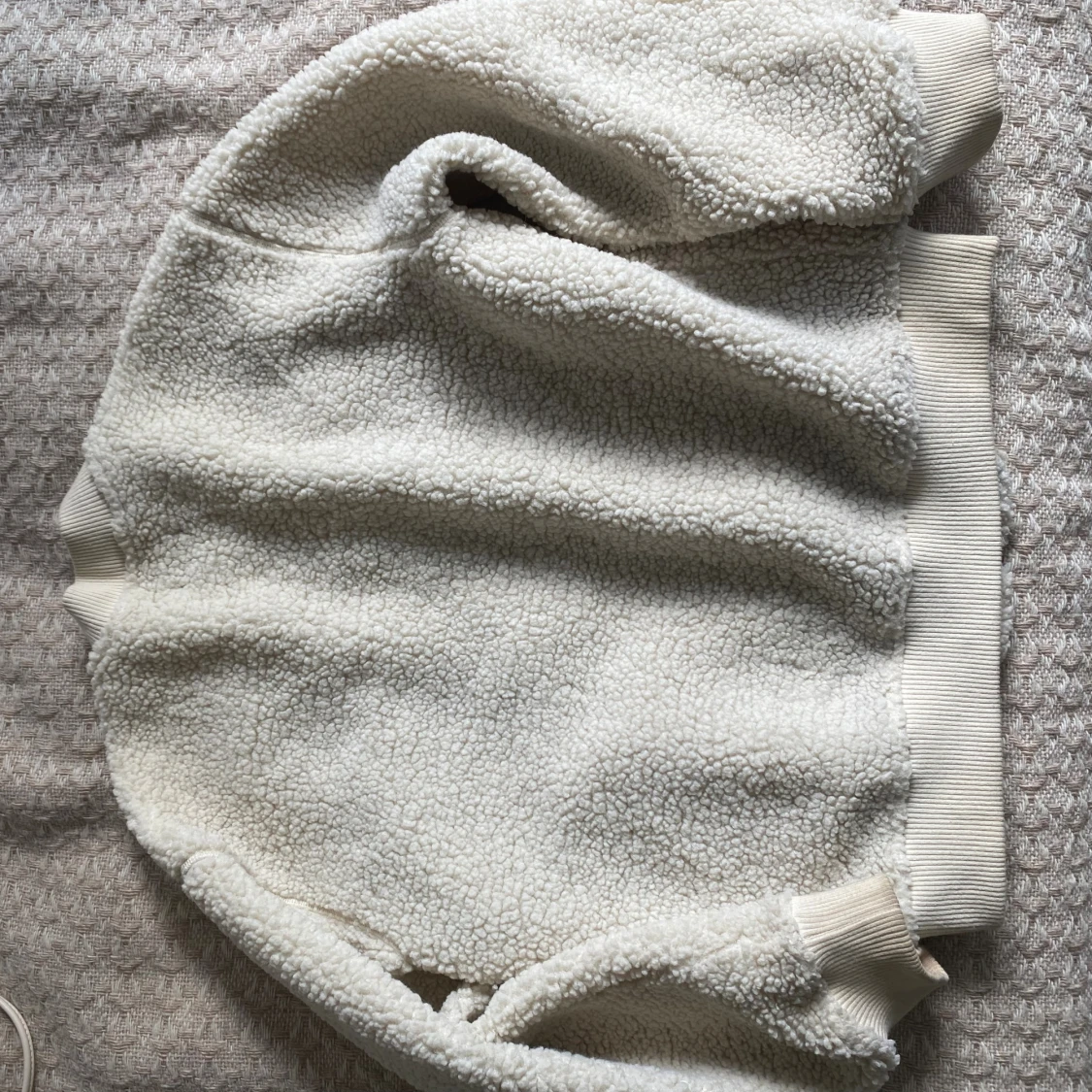 Beige teddyjacka - 4