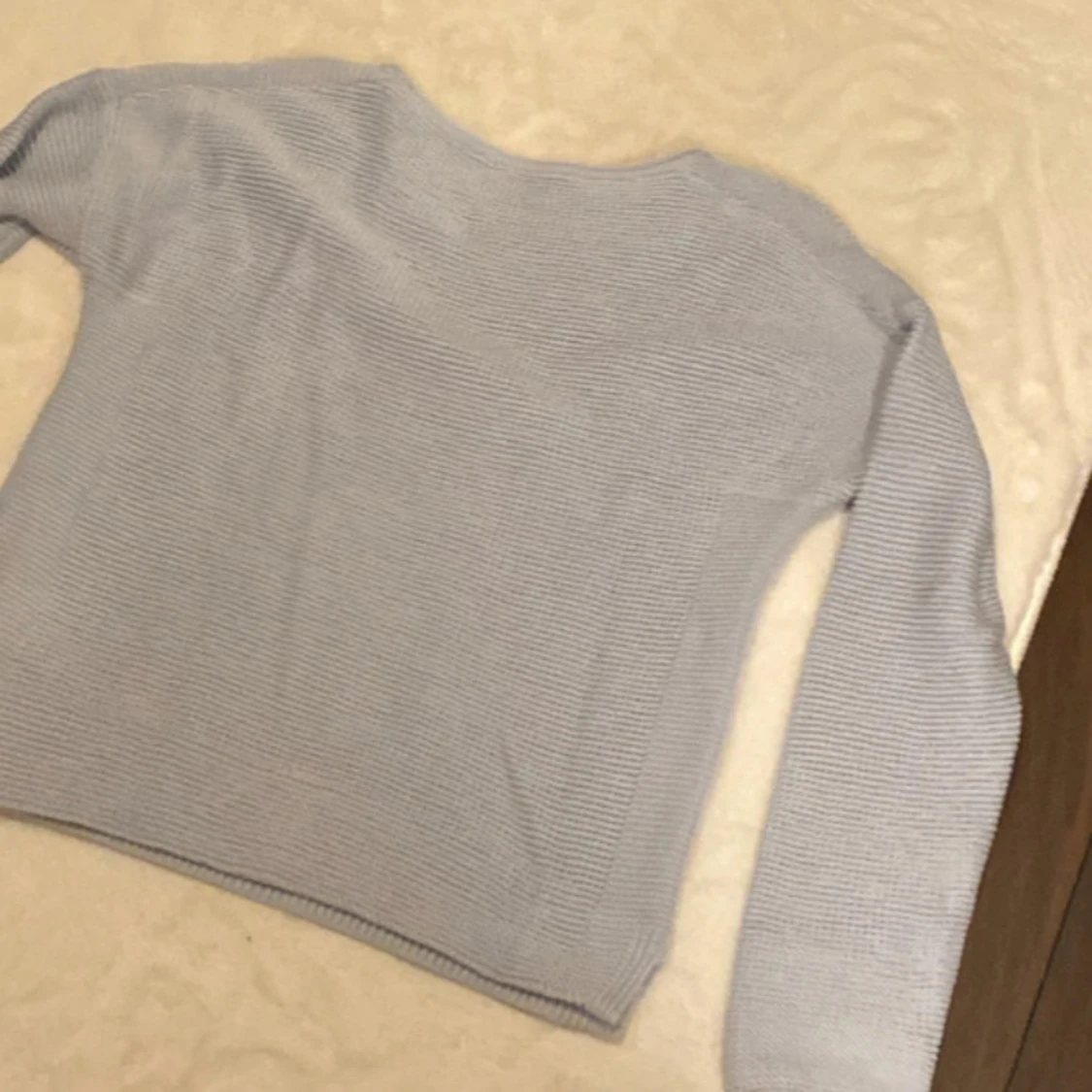 Ljusblå stickad tröja Tommy Hilfiger - 4