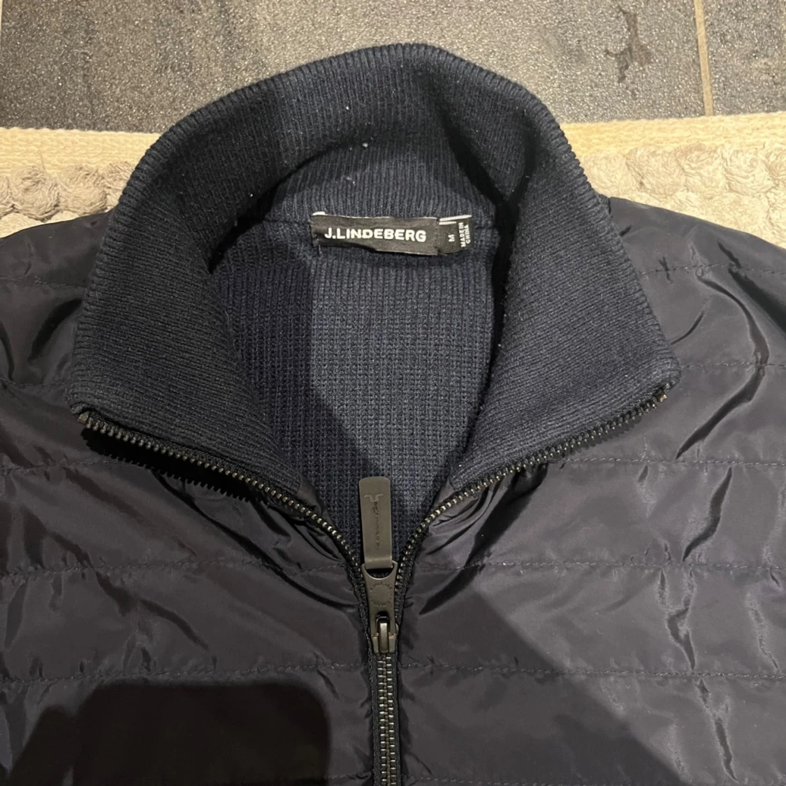 J.Lindeberg Cardigan Hybird Jacka Navy - 90