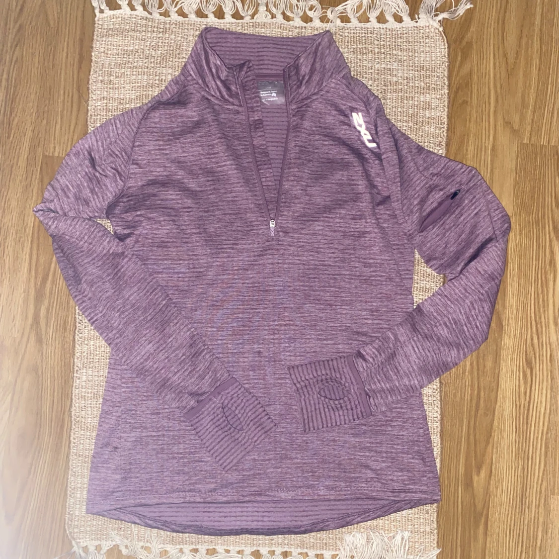 Lila half zip träningströja från 2XU