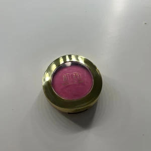 Milani Baked Blush Delizioso Pink - Milani Baked Blush i färgen Delizioso Pink, en rosa puderrouge i rund guldig dosa med spegel och liten borste. Bara använts 2-3 gånger. Är i bra skick men en liten bit av texten på framsidan försvann när jag tvättade den. 💕