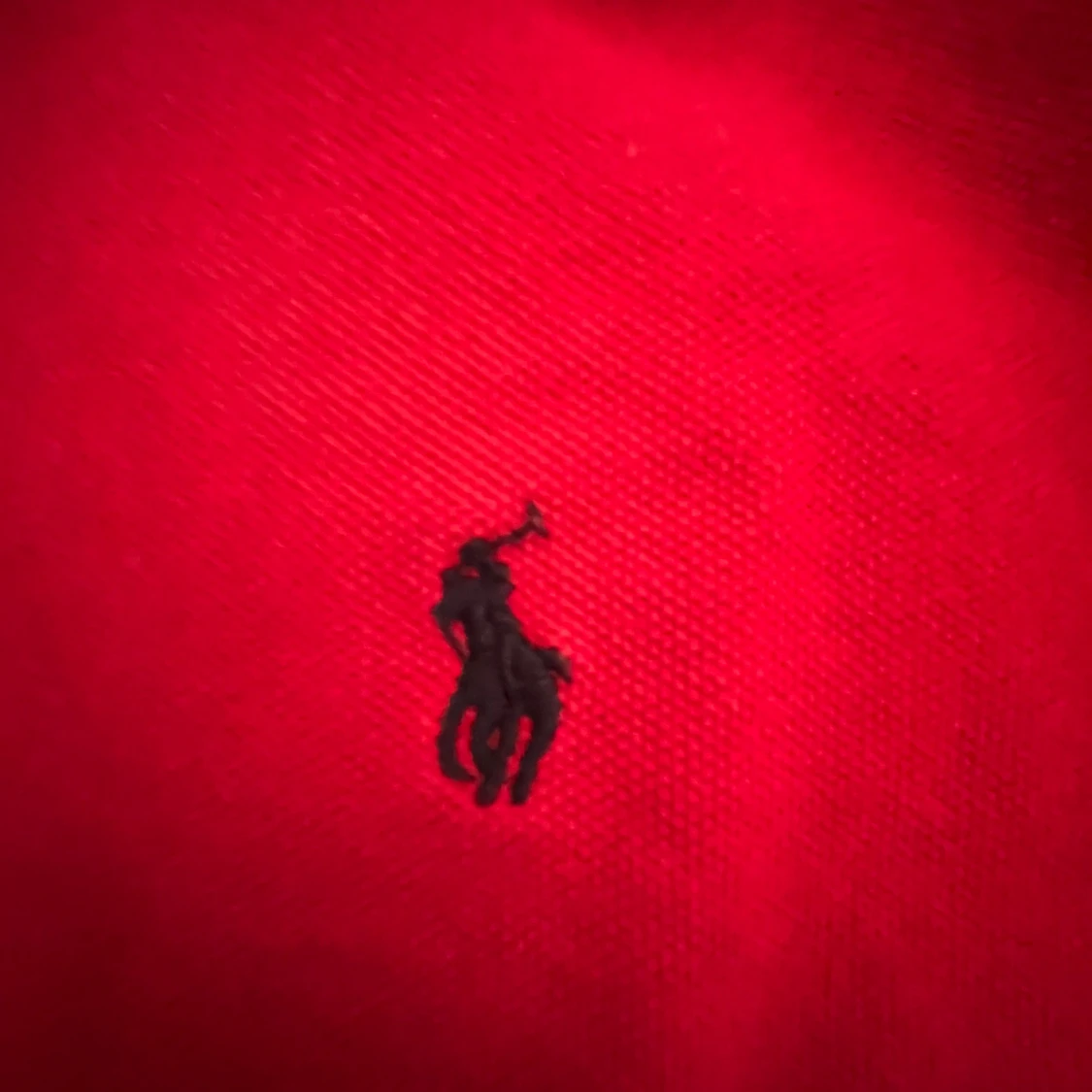 Röd långärmad pikétröja Polo Ralph Lauren - 1