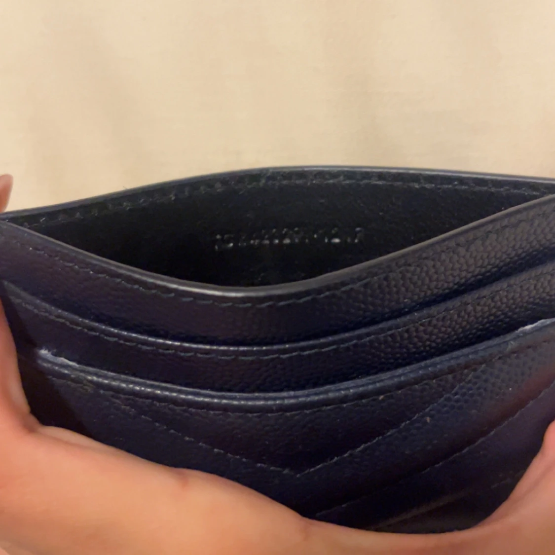 Svart YSL plånbok  - 3