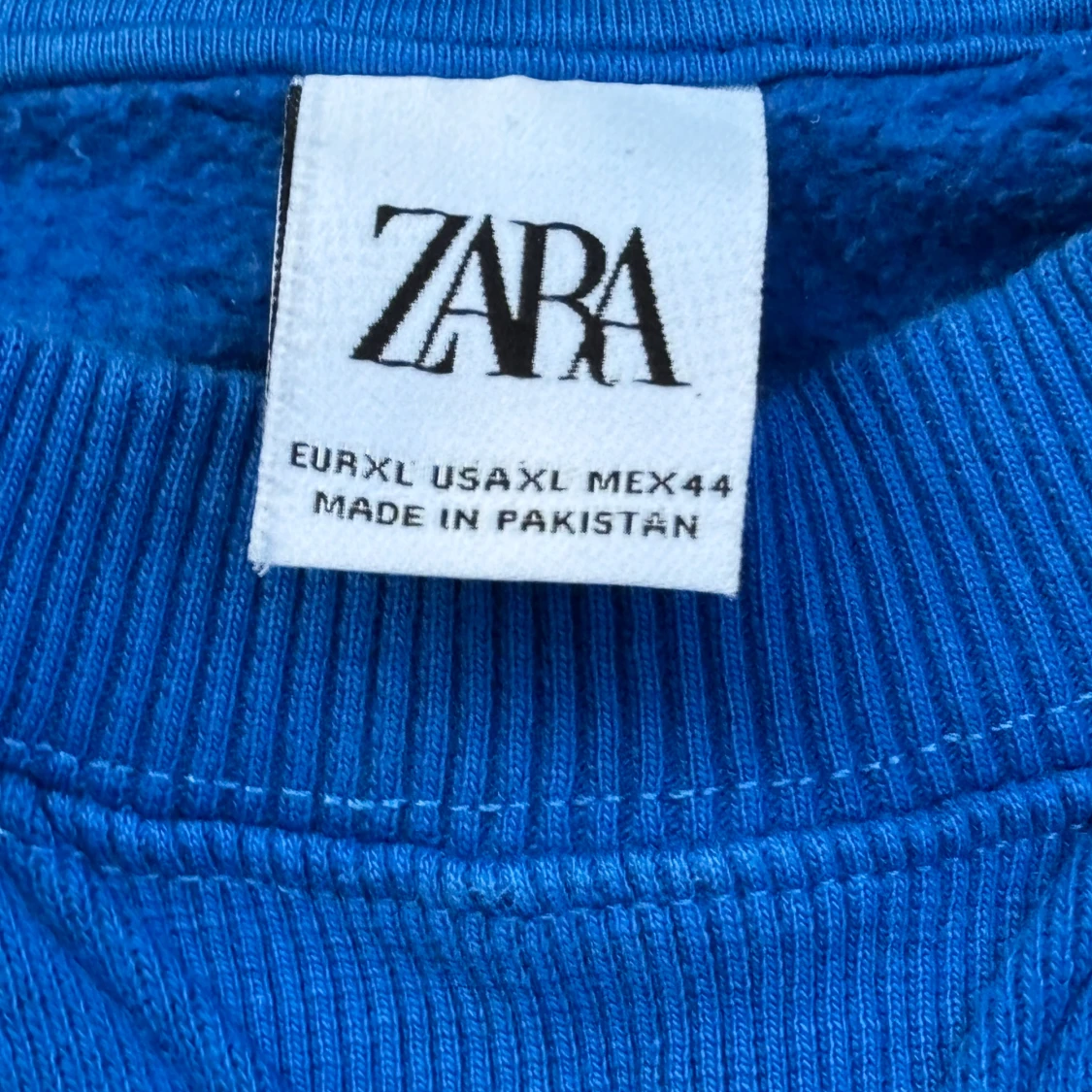 Blå sweatshirt från Zara XL - 1