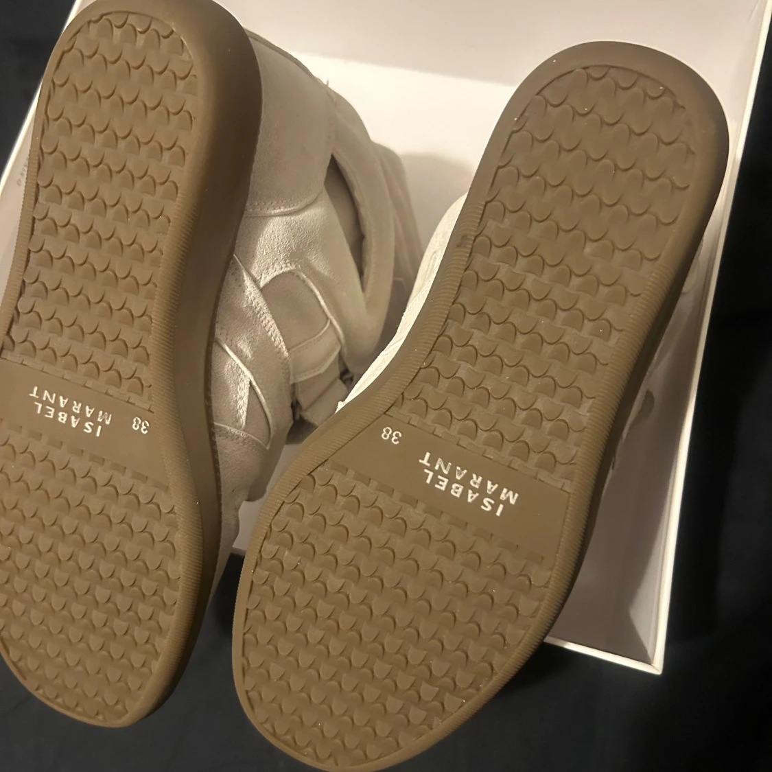 Vinter Klack Vit Creme 38 Size EU oanvända 😊;) high heel klackar 39 37 - 3