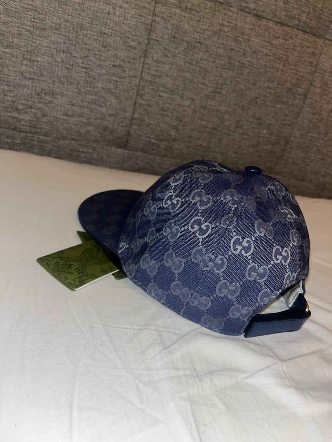 Blå monogram keps - 2