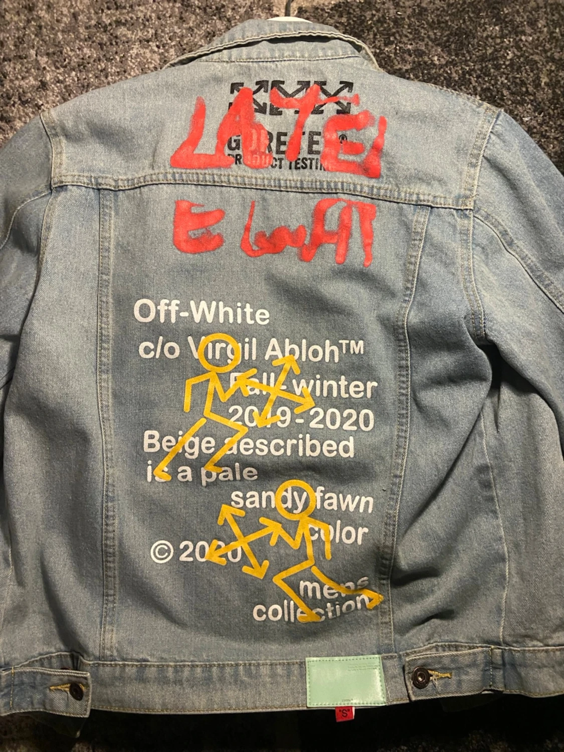 Off-white jeansjacka - 1