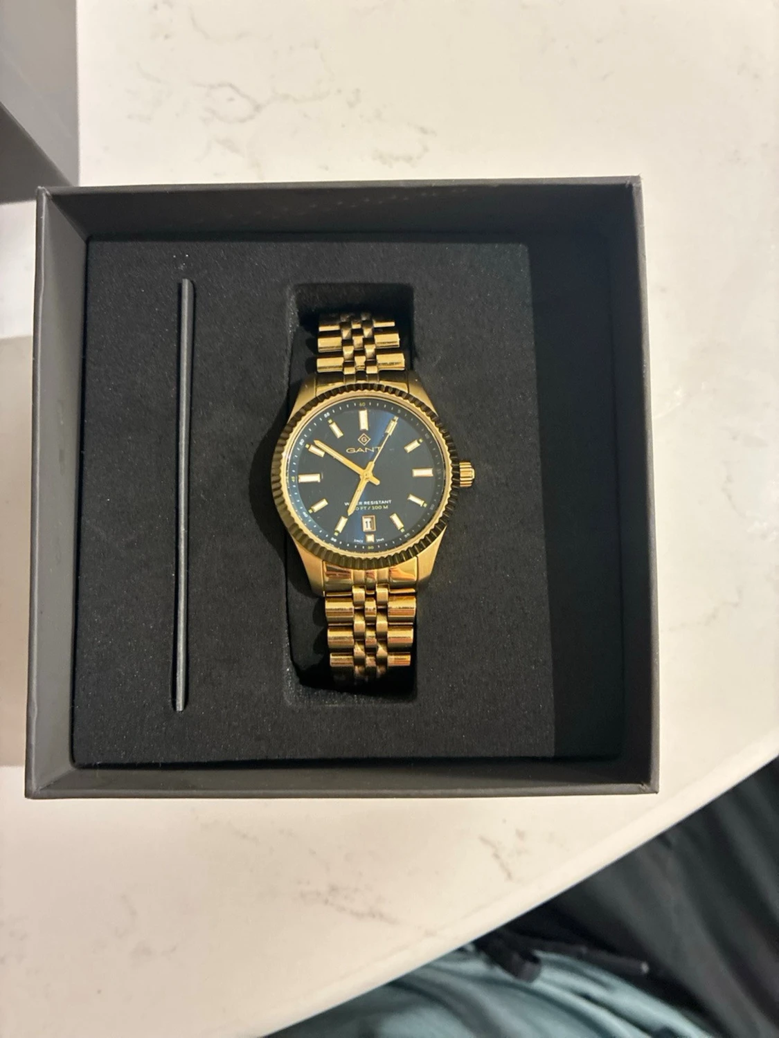 Guld Unisex klocka från GANT