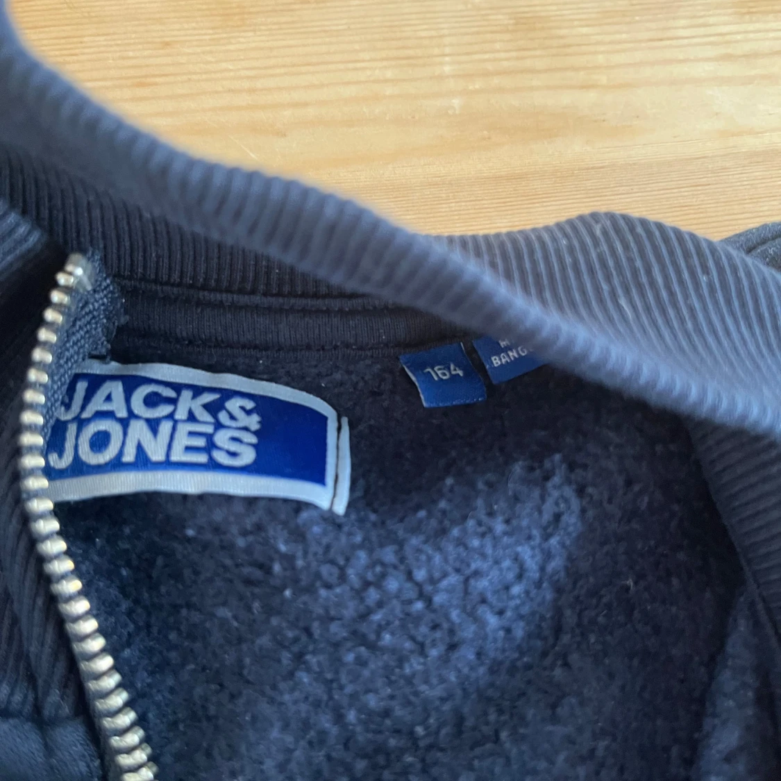 Mörk blå half zip tröja Jack & Jones - 1