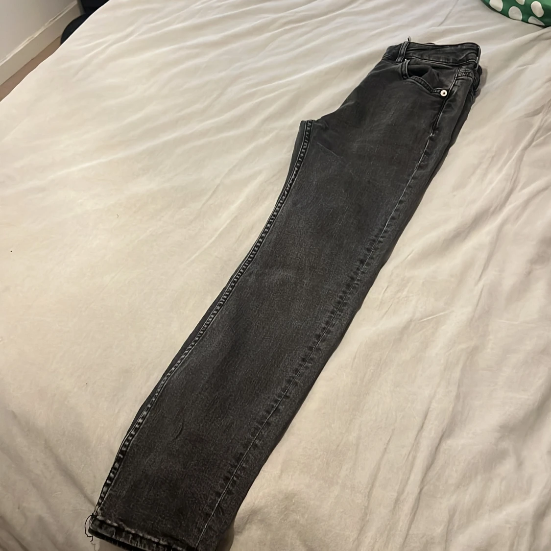 Blå och svarta jeans från 157 - 3