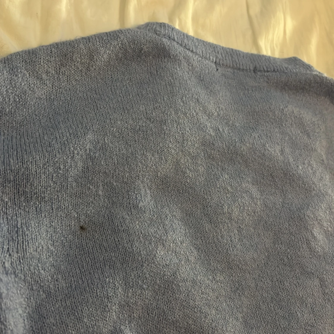 Ljusblå stickad tröja från 157 - 3