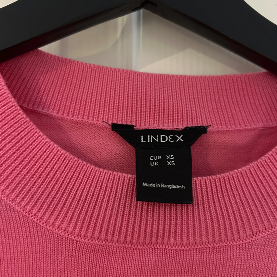 Rosa kortärmad tröja från Lindex - 1