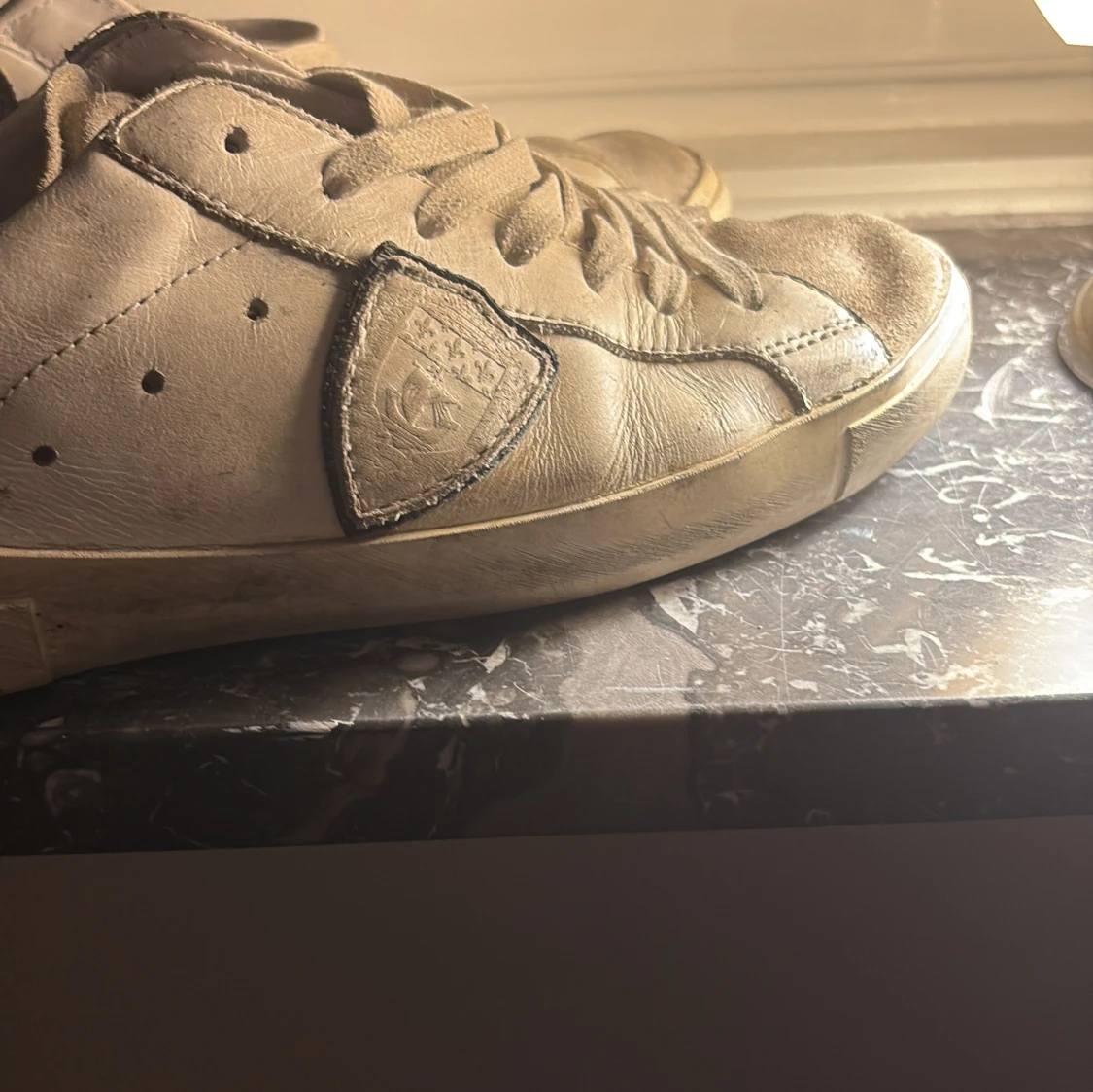 Philippe Model vita sneakers skinn - 2