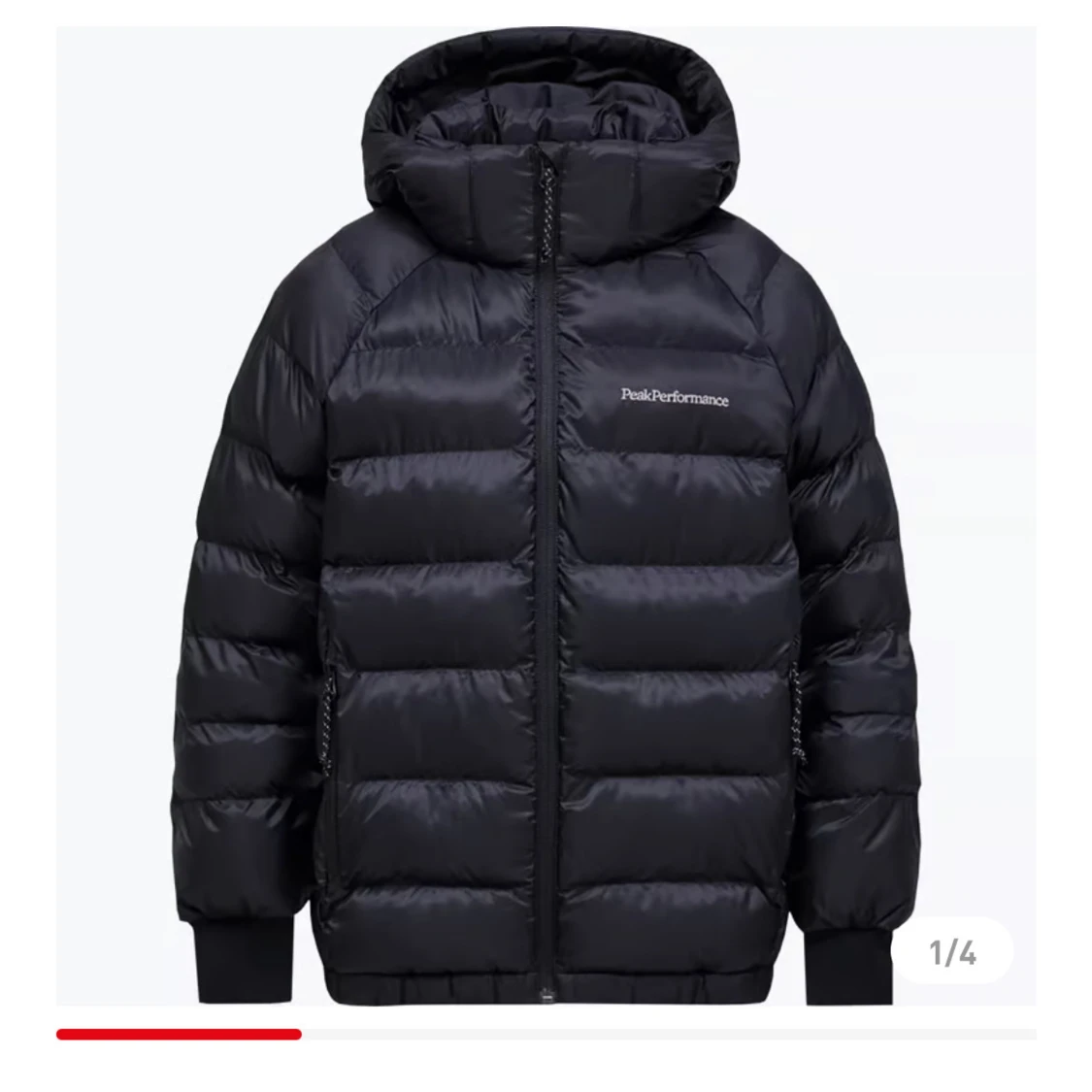 Mörkblå dunjacka från Peak Performance