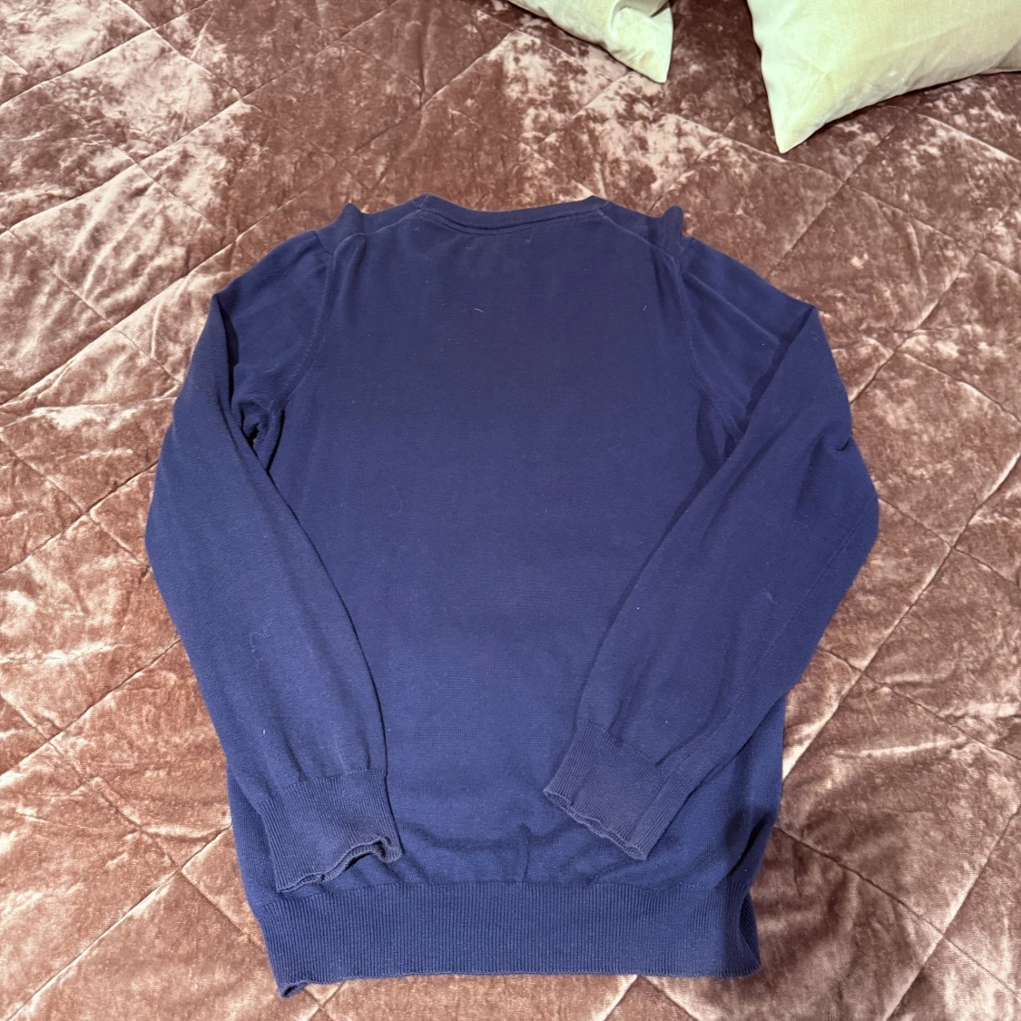 Mörk blå Lyle & Scott sweatshirt - 2