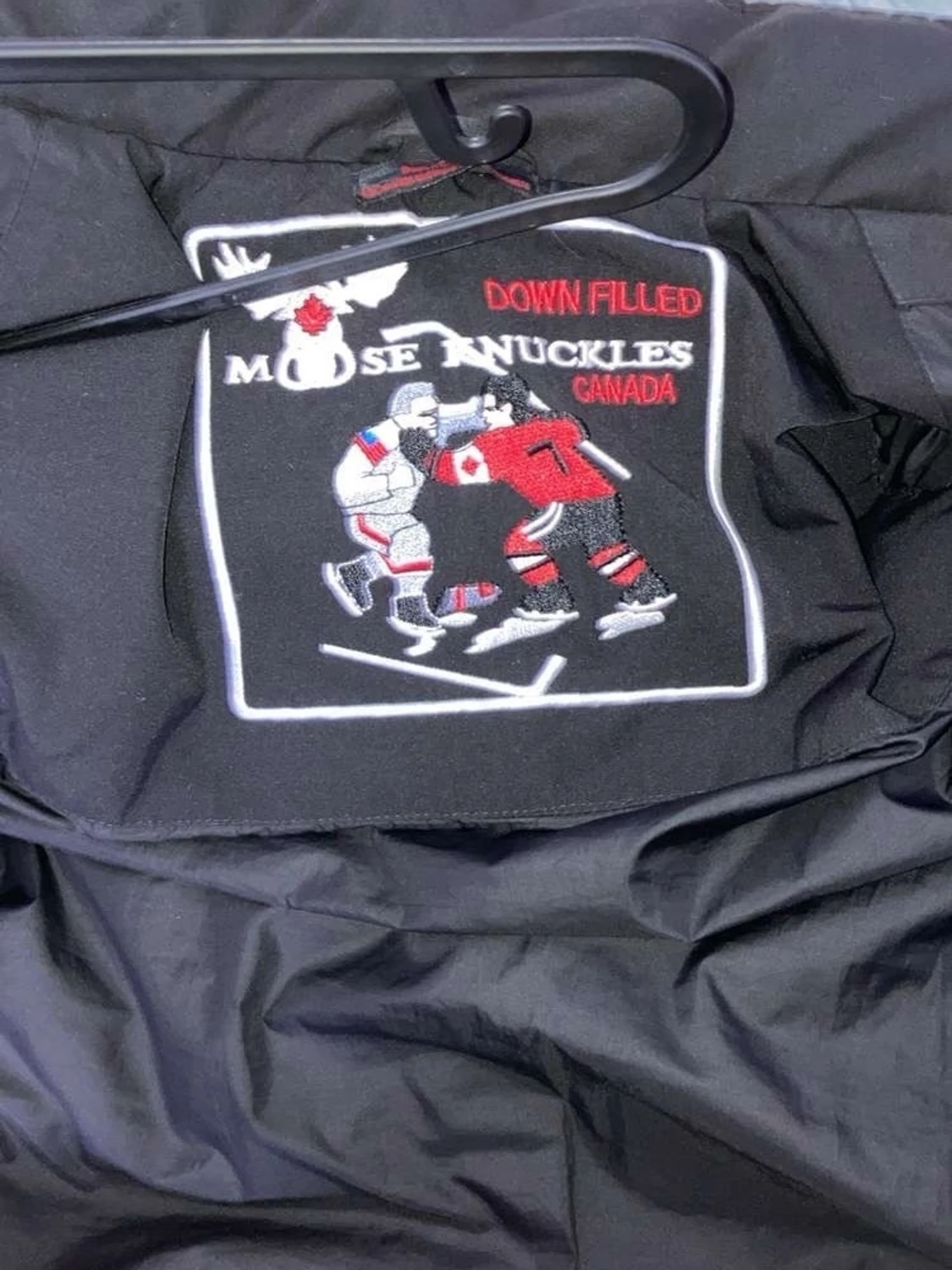 Svart Moose Knuckles jacka - 1