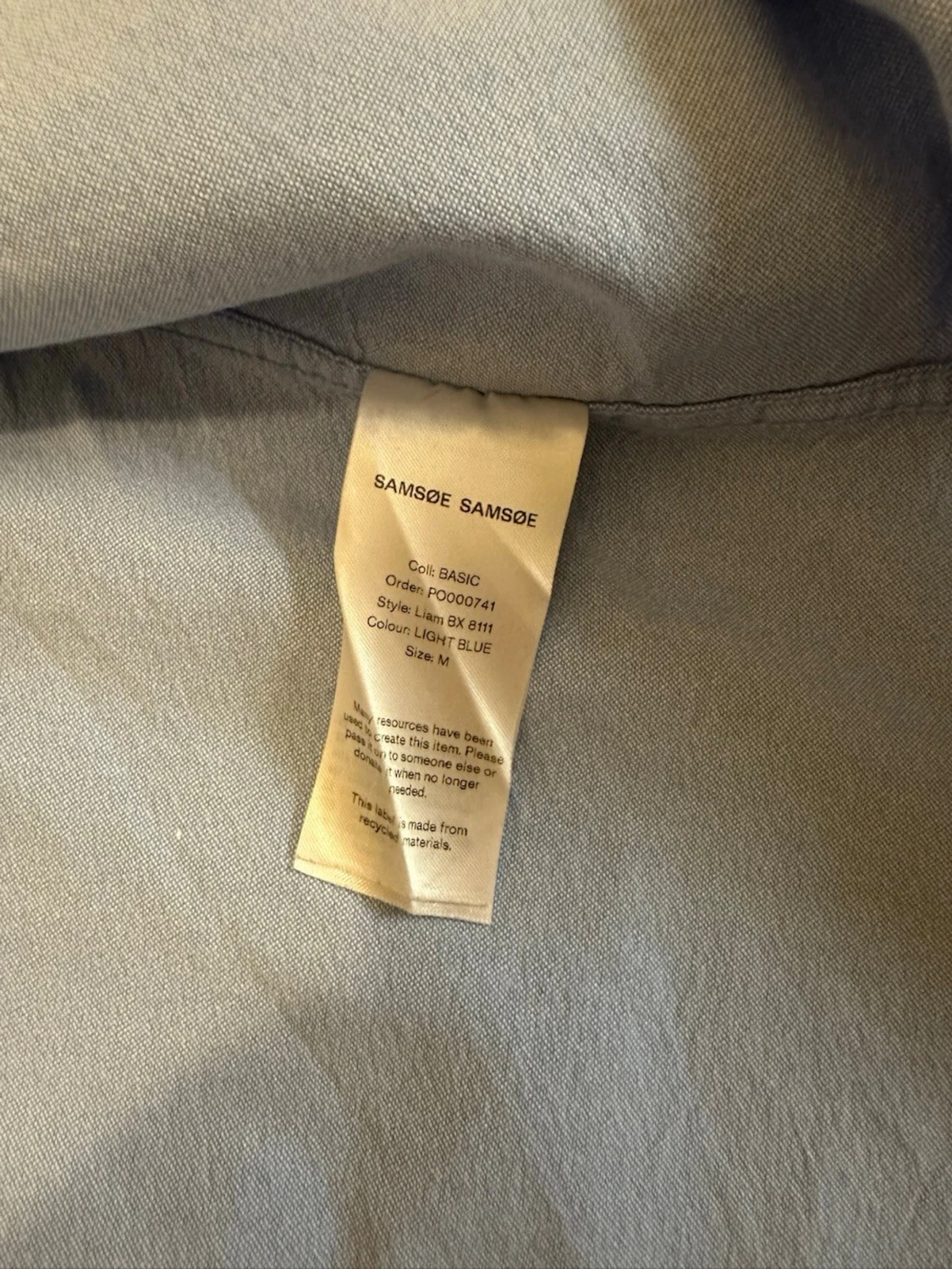 Ljusblå skjorta från Samsøe Samsøe - 2