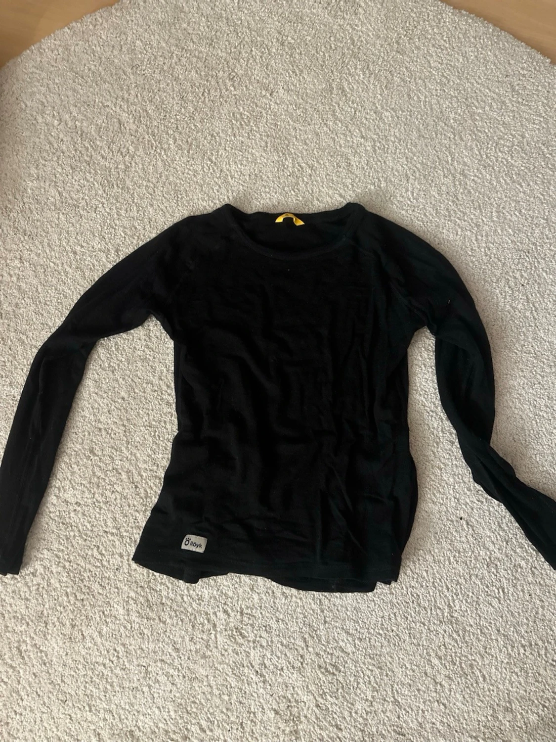 Svart långärmad pyjamastopp - 2