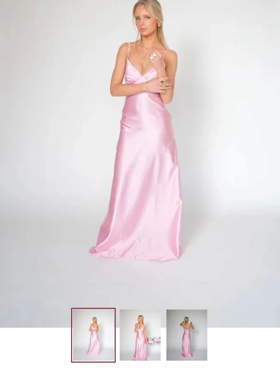 Ljusrosa balklänning - 3