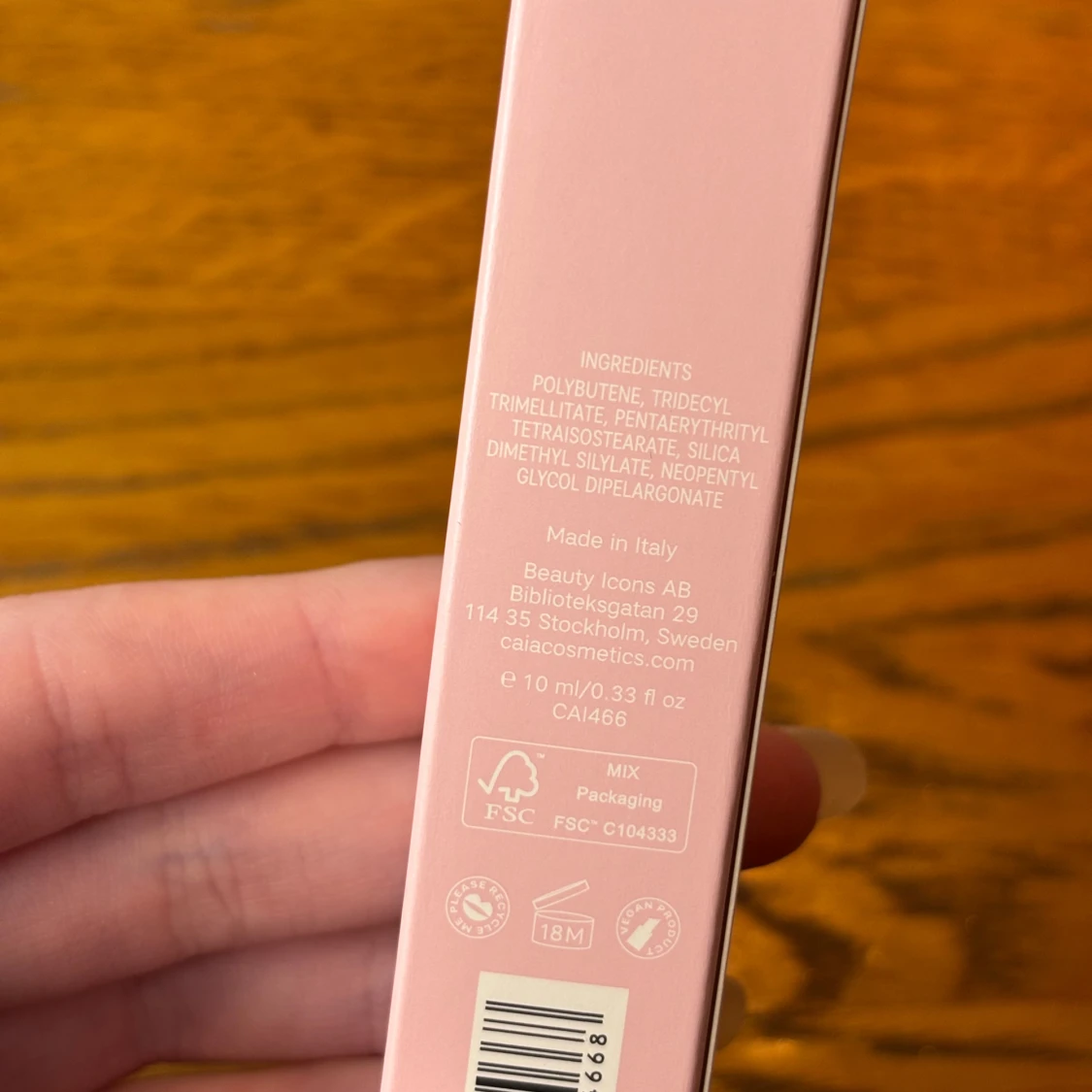 Caia Cosmetics lip gloss ny - 4