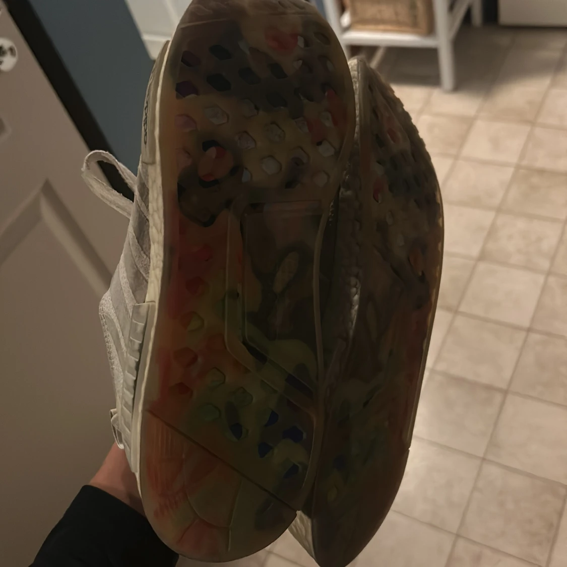 Adidas NMD R1 sneakers i ljusgrått - 1