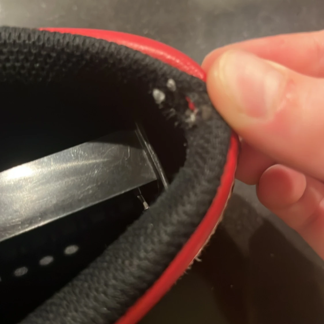 Nike Air Jordan 1 Low svart/röd 38 - 3