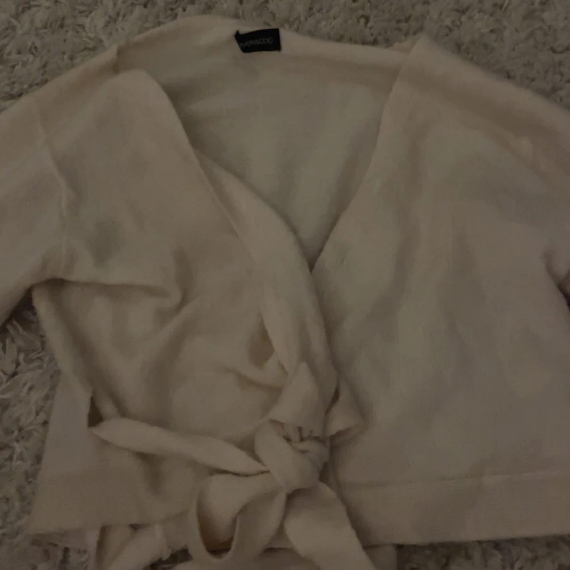 Vaniljvit omlottkofta från Even&Odd - 1