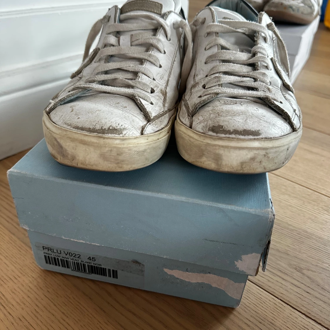 Vita Philippe Model sneakers i skinn - 2