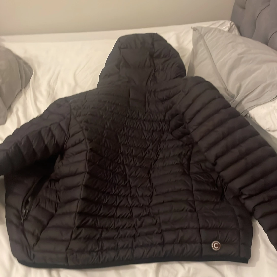 Svart pufferjacka från Colmar - 1