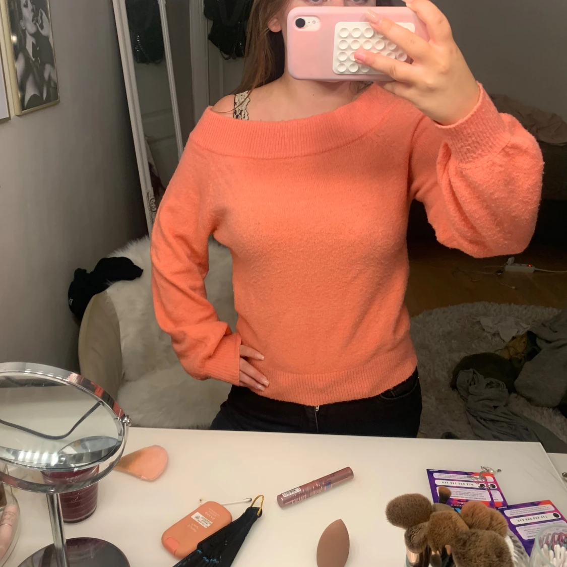 Off shoulder stickad  - 1