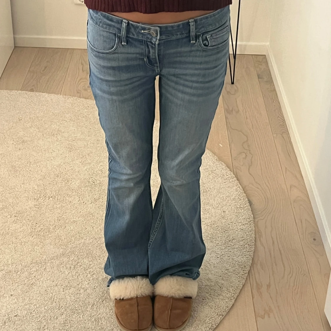 Lågmidjade bootcut jeans Hollister  - 90