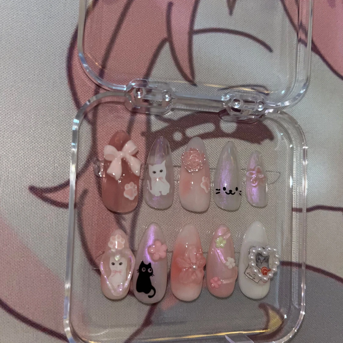 MeoMilu press on nails check description for size