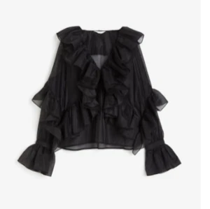 Volangblus - Viral volangblus från HM aldrig andvända lapp kvar orginalpris 500