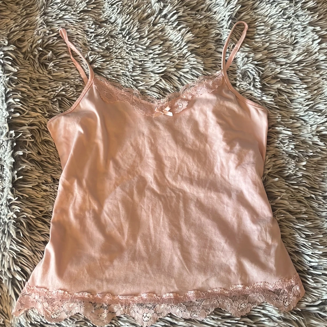 Rosa spets linne🎀