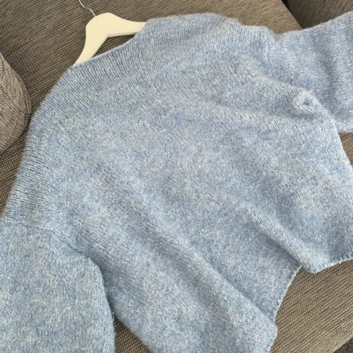 Ljusblå kofta - 90