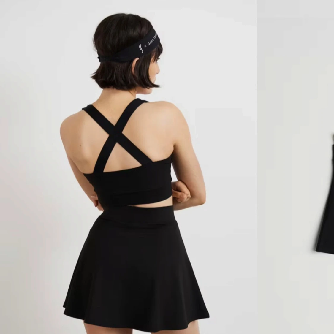 Svart padelkjol från Gina Tricot - 91