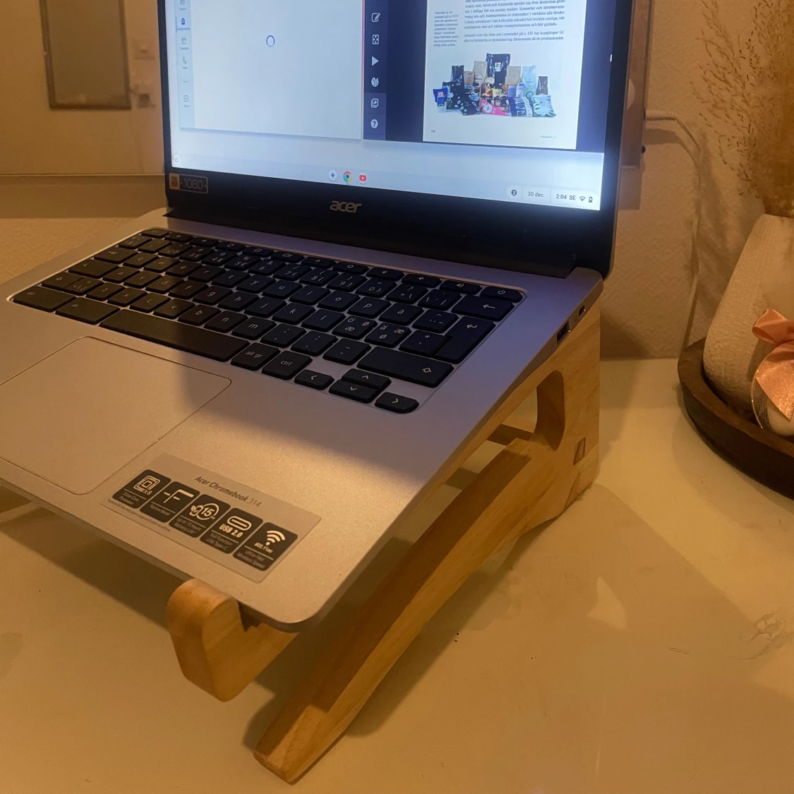 träställ till datan